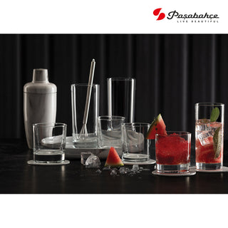 Set of 12 INES long drink glasses 29 cl - Ø 6.2 x 13.4 cm - uncalibrated